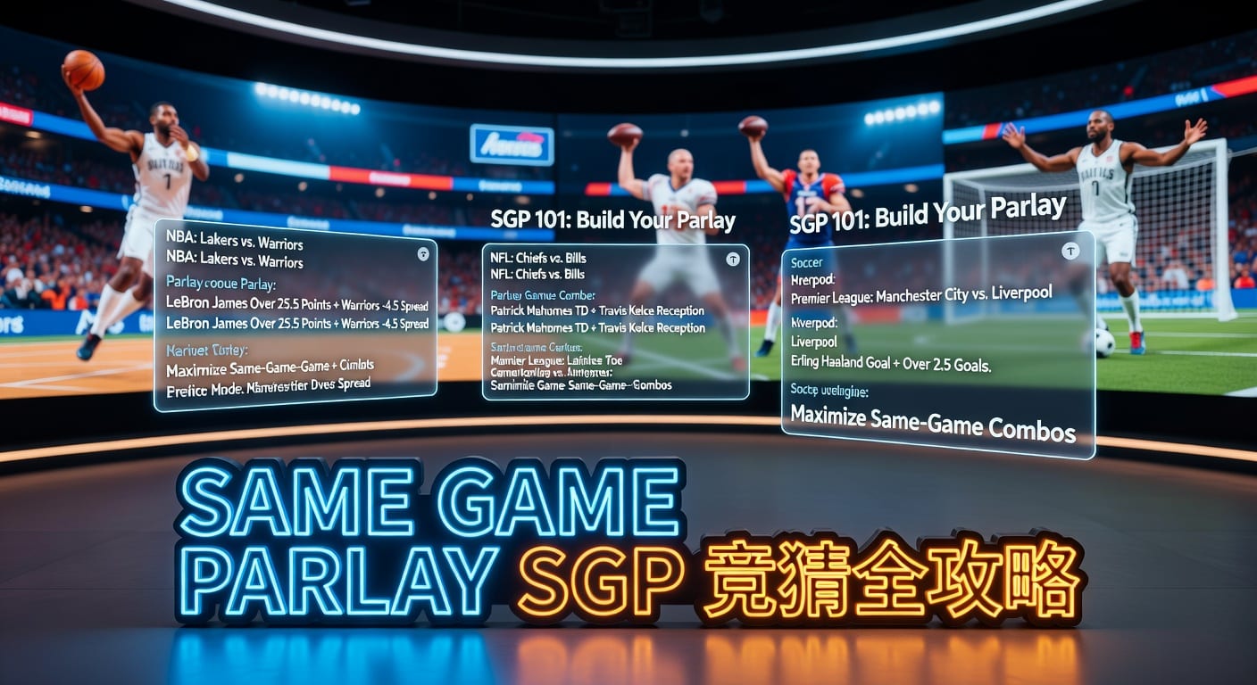 Same Game Parlay SGP：投注技巧与风险拆解2026年